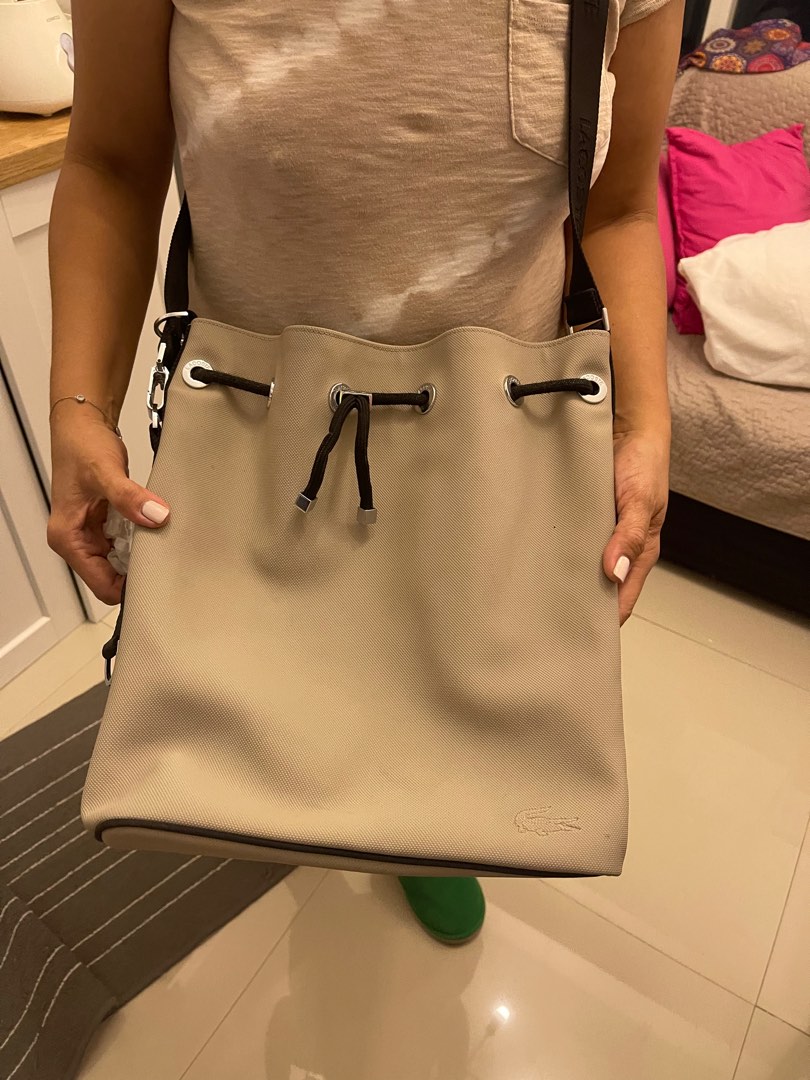 ORIGINAL LACOSTE DRAWSTRING BAG, Luxury, Bags & Wallets on Carousell
