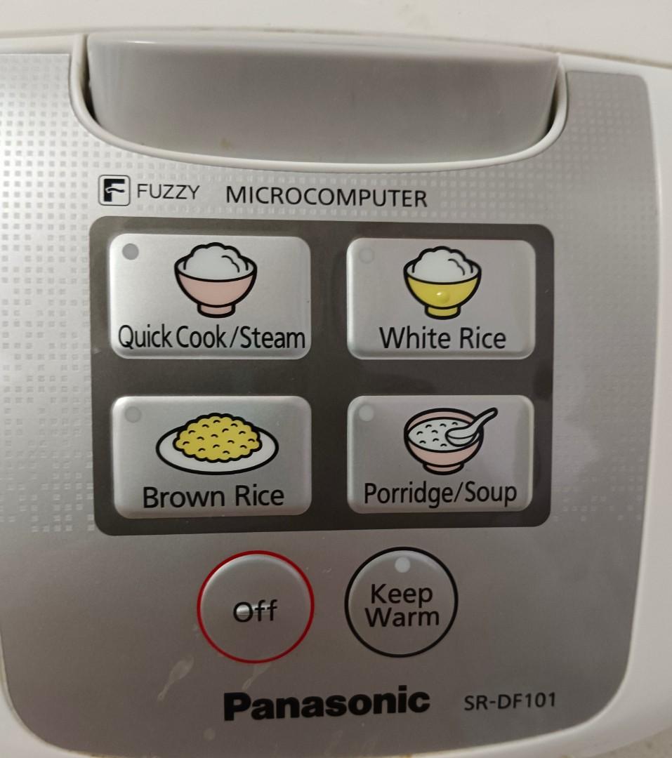 Panasonic Rice Cooker 1L (SRDF101), TV & Home Appliances, Kitchen