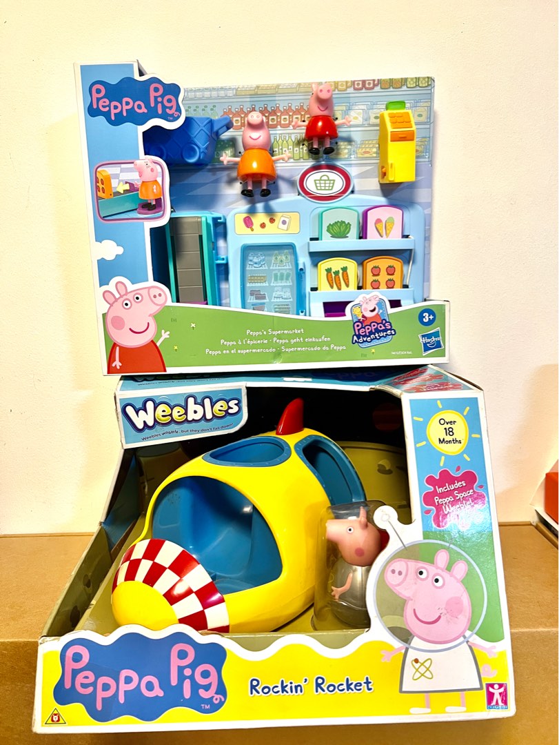 Peppa pig sales weebles rocket