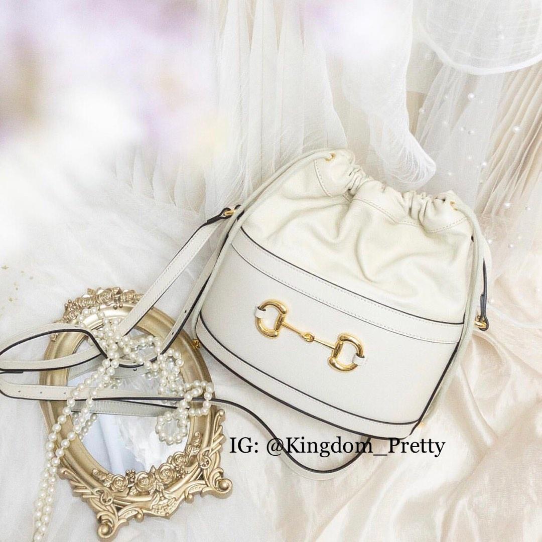 Gucci bucket bag white store