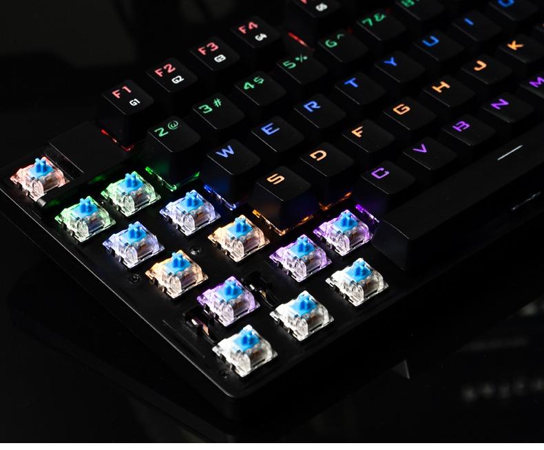 RGB GM340 Mechanical Keyboard Blue Switch | Gaming Keyboard | RGB ...