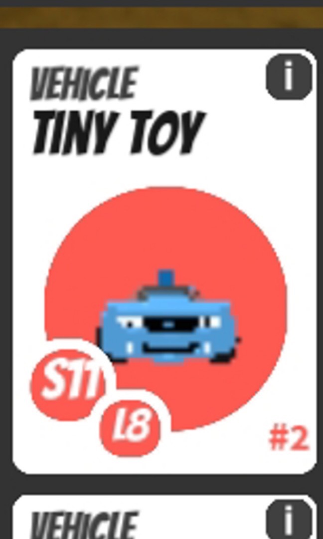Roblox jailbreak tiny toy car, 興趣及遊戲, 玩具 & 遊戲類 Carousell