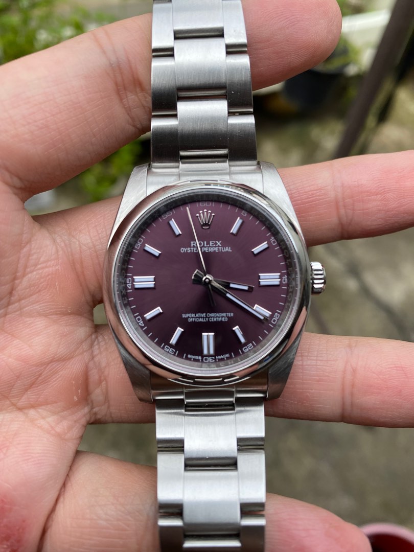 Rolex 116000 shop red grape