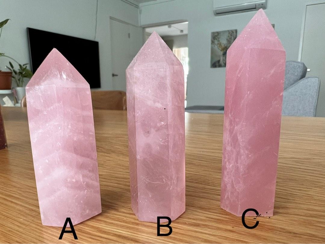 Rose Quartz Towers, Women's Fashion, Jewelry & Organisers, Precious