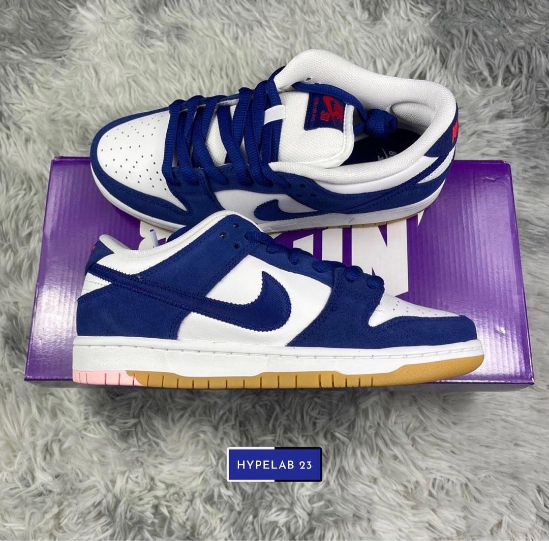 Nike Dunk SB Dunk Low LA Dodgers, Men's Fashion, Footwear, Sneakers on  Carousell