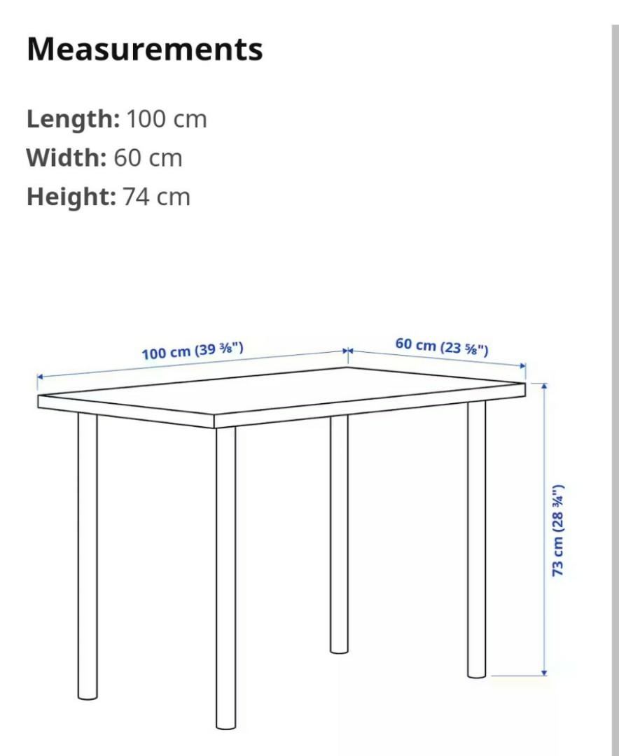 Ikea sales linnmon measurements