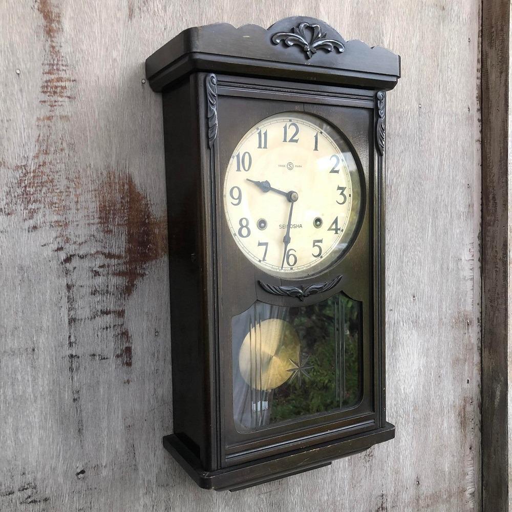 SEIKOSHA 8DAY PENDULUM WALL CLOCK (Category: Clocks) located in Cebu City. Submitted by timeless_treasure79 (Listing ID 1189531239, Image 2). Description: Click the link for actual video and item details. https://youtu.be/_4q3QzHF5Rw👈👈👈 You can also ask questions regarding this item directly in the comment section of the video. This my YouTube channel feel free to ask and please subscribe..