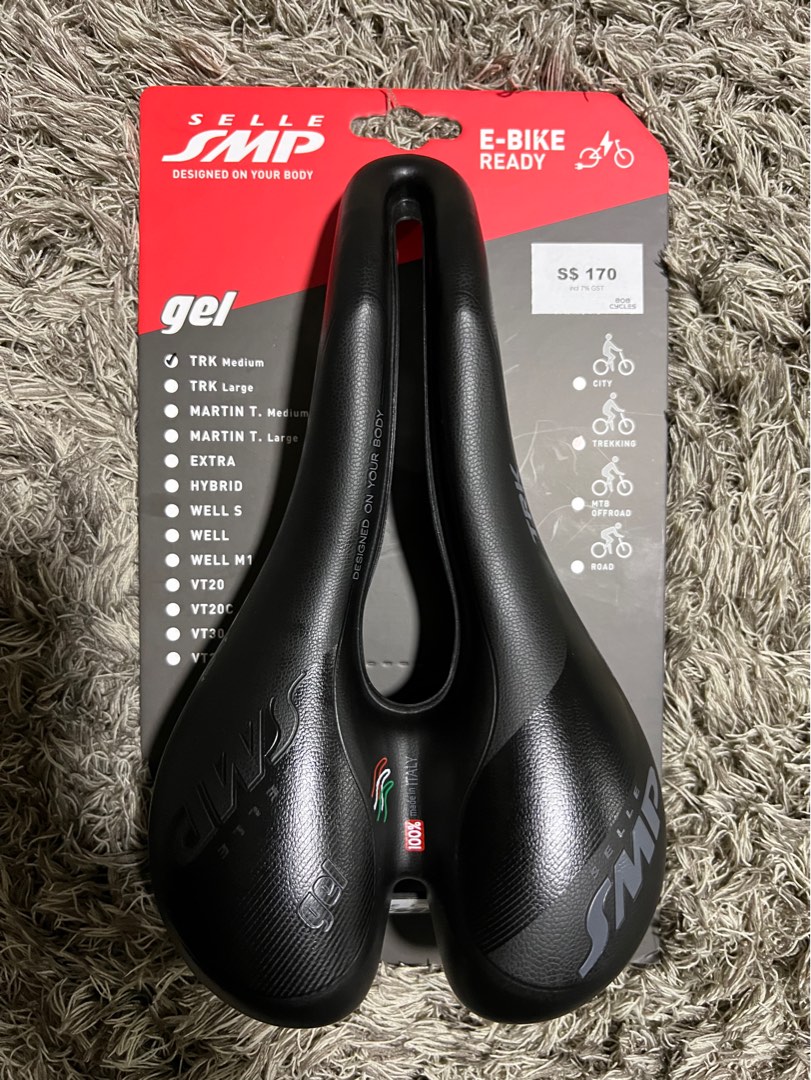 Selle SMP TRK Gel Medium Noir 280 / 160mm
