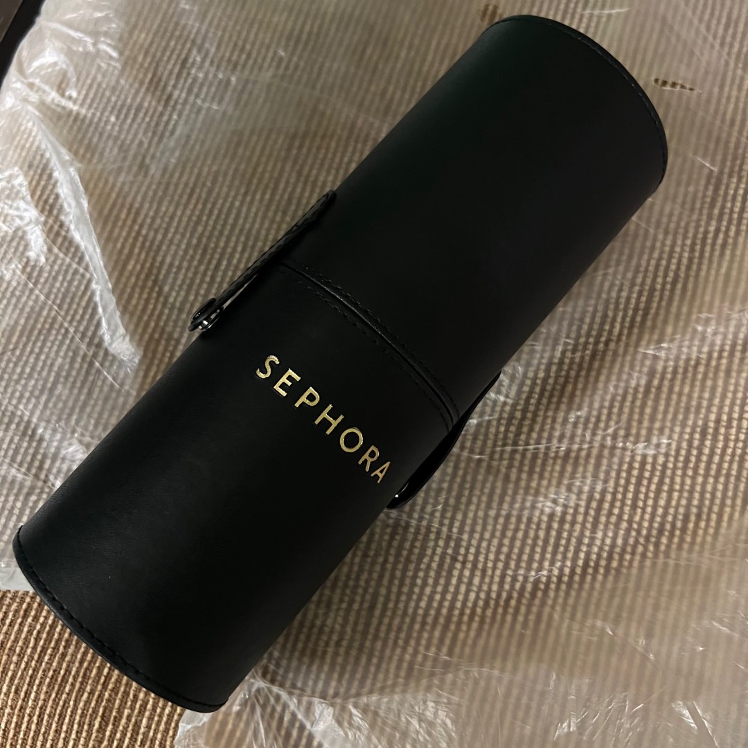 Sephora Leather Brush Holder, Beauty & Personal Care, Face, Makeup on Carousell