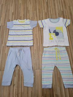 Setelan baju bayi / kaos celana bayi / setelan mothercare