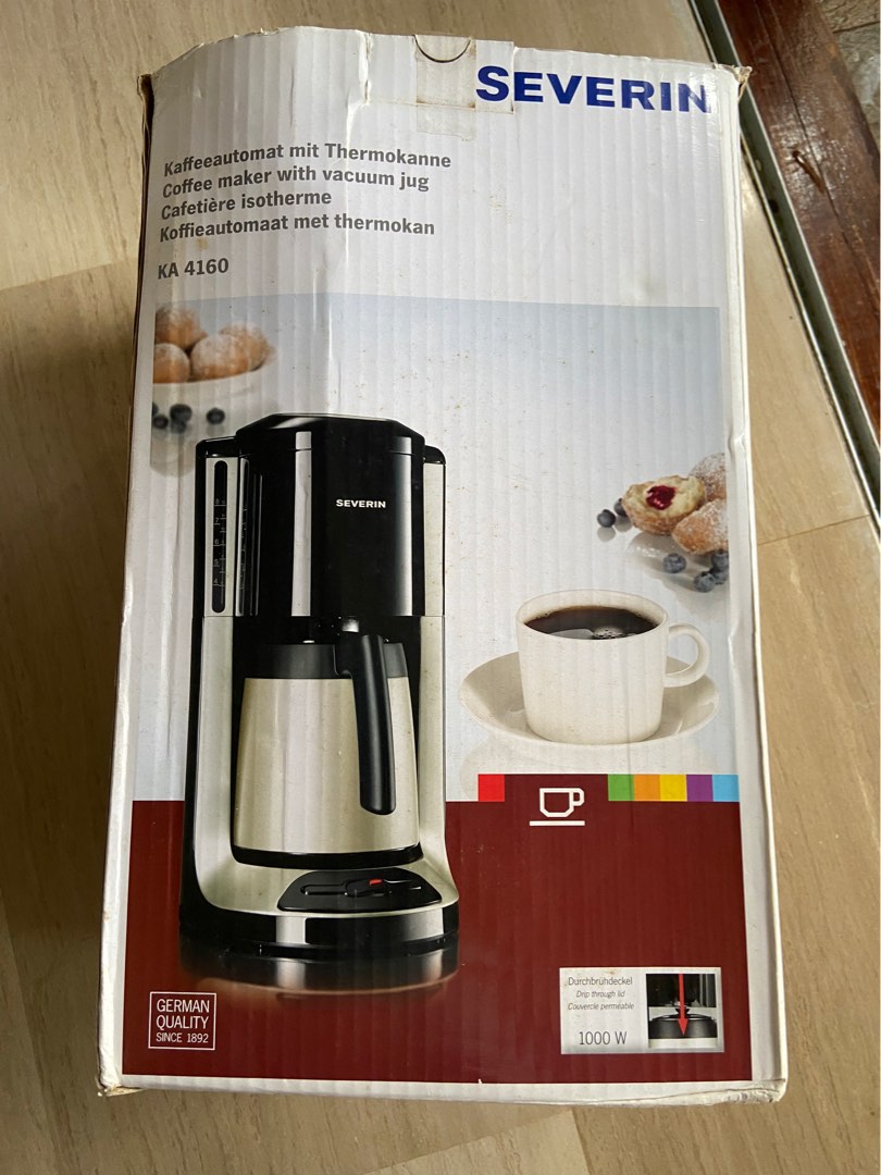Severin Coffee Maker with Thermo Jug 1000W (KA4160), TV & Home