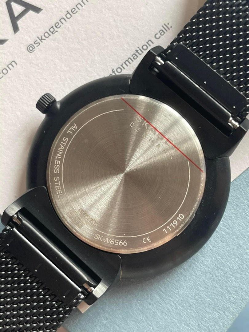 Skagen SKW6566 Ancher Three Hand Date Midnight Mesh Watch Men s Fashion Watches Accessories Watches on Carousell