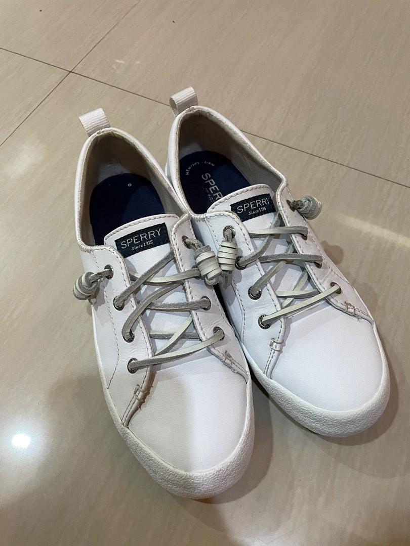 Sperry shop white sneaker