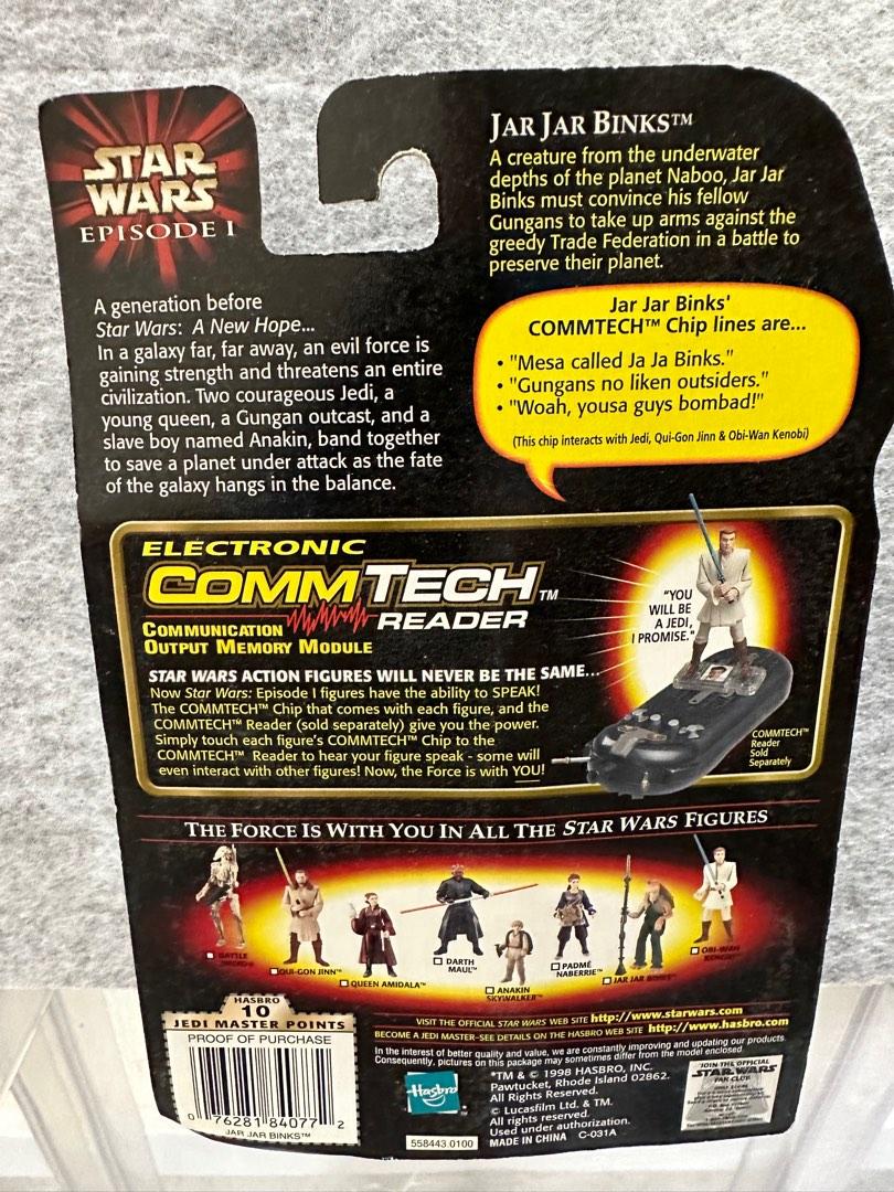 Star Wars episode 1 Jar Jar Binks with commtech chip, Hobbies & Toys ...