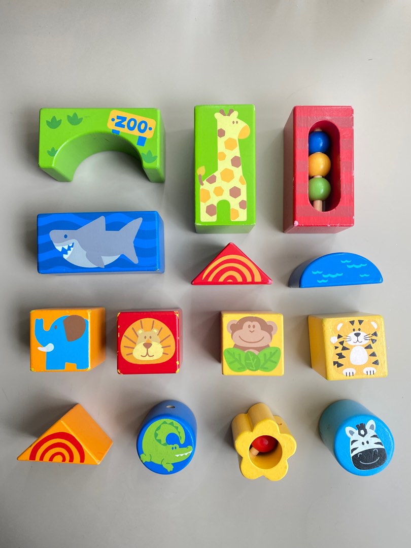 Stephen joseph wooden blocks clearance
