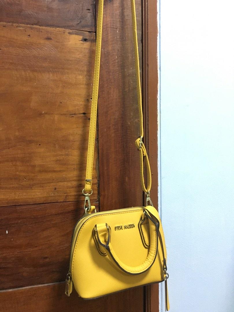 STEVE MADDEN DEEP YELLO CROSSBODY BAG, Luxury, Bags & Wallets on Carousell
