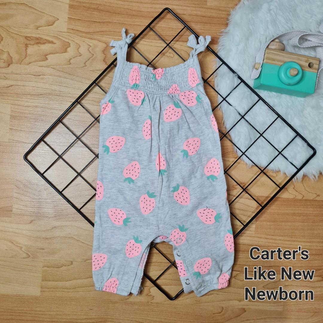 Carter's sale strawberry romper