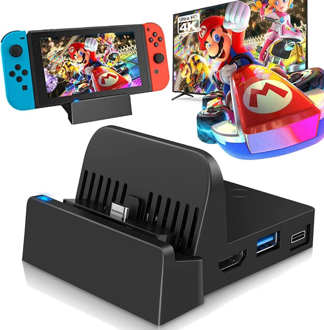 Switch TV Docking Station for Nintendo Switch/OLED. MultiFunction