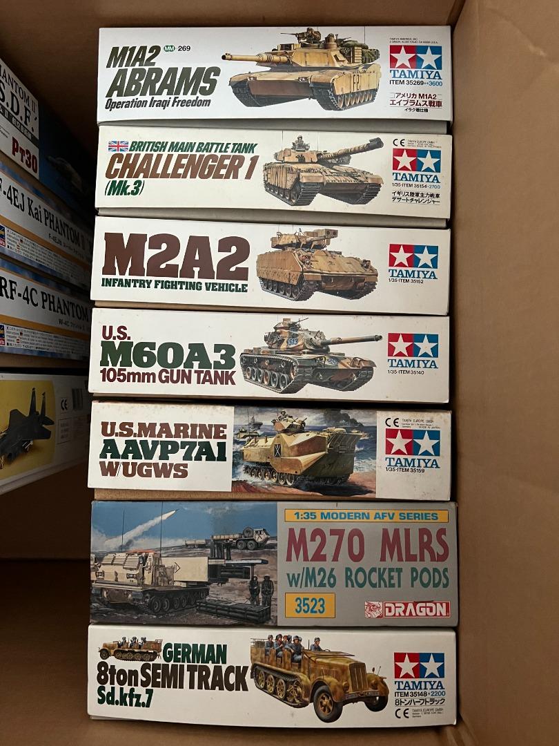 Tamiya/Dragon Model Kits (Bundle of 7 items), Hobbies & Toys, Toys & Games on Carousell
