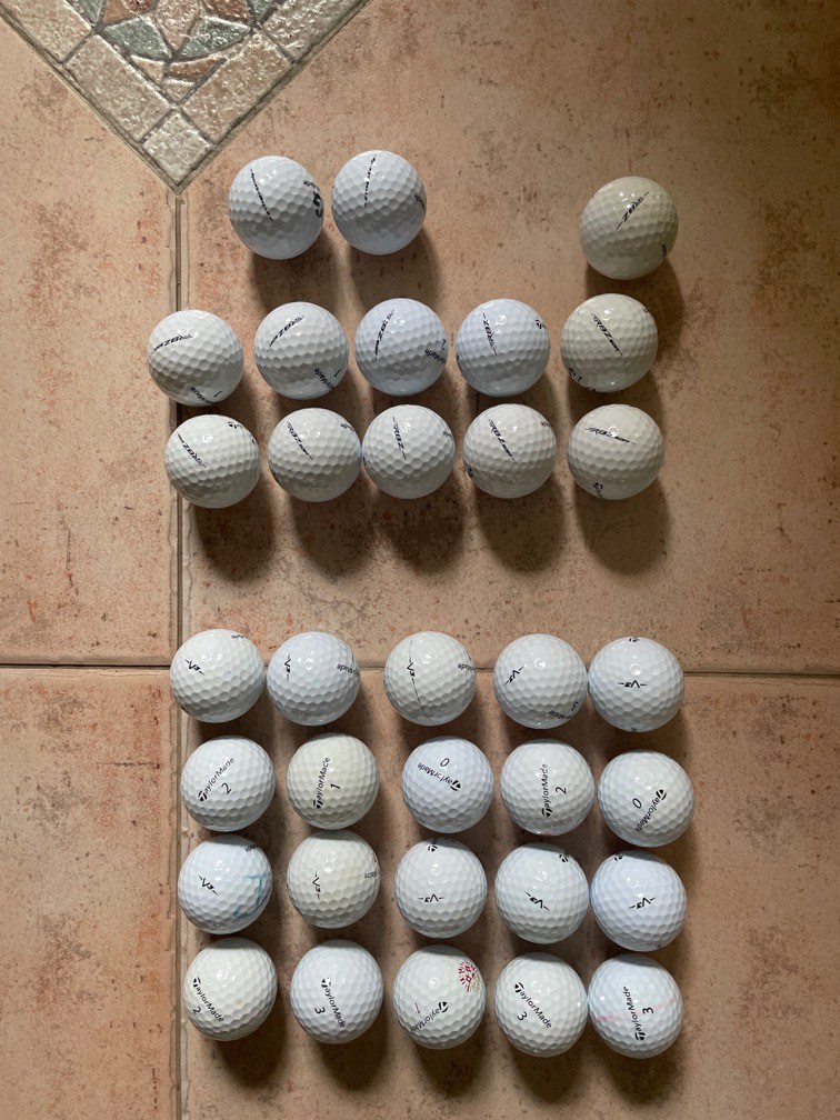 Taylormade V3 golf balls, Sports Equipment, Sports & Games, Golf on