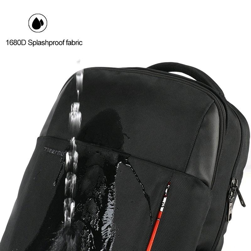 Tiger Print Backpack For Adults & Kids – 16.2 X 5.9 Inch Laptop Compartment, Water-Resistant Polyester – School, Work, Travel - View #4