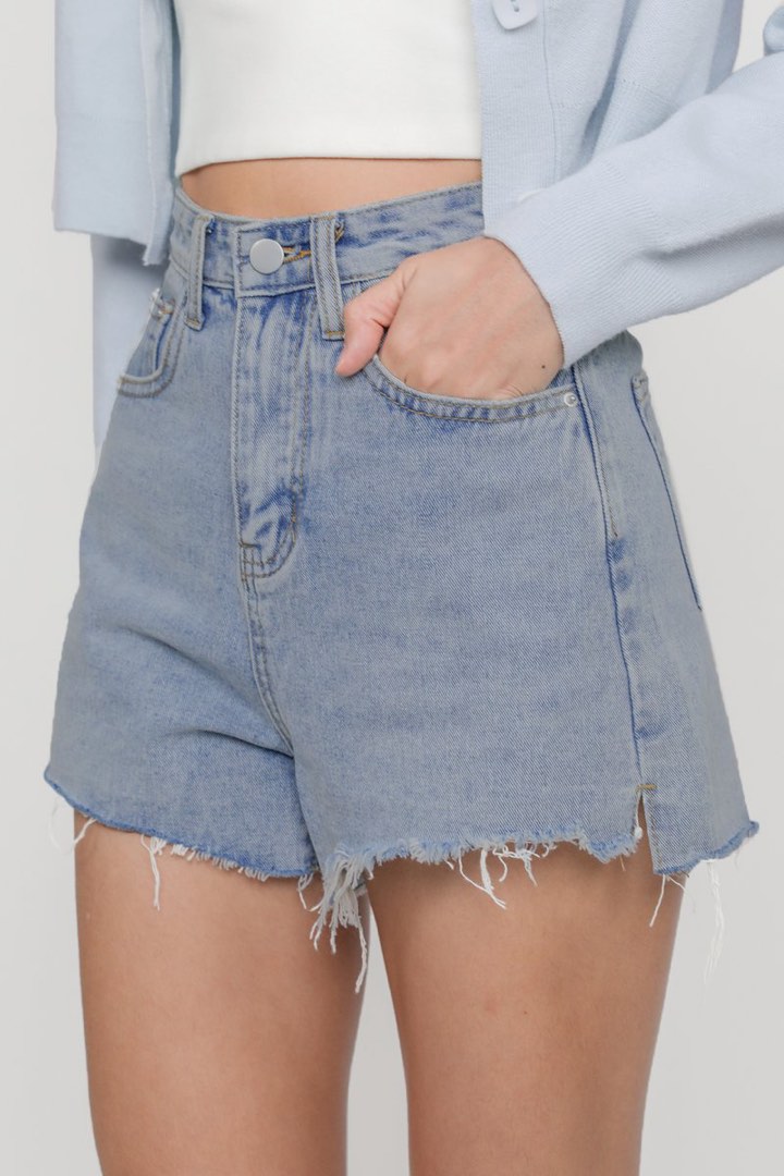 Tinsel Rack Adam Frayed Denim Shorts, Women's Fashion, Bottoms, Shorts