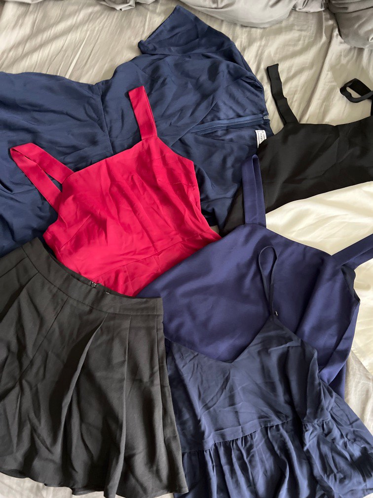 Tinsel rack various items rompers skort tops, Women's Fashion, Dresses