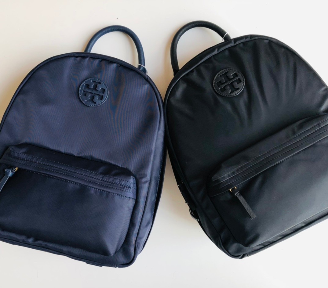 Tory Burch Ella nylon backpack, Women's Fashion, Bags & Wallets, Backpacks  on Carousell