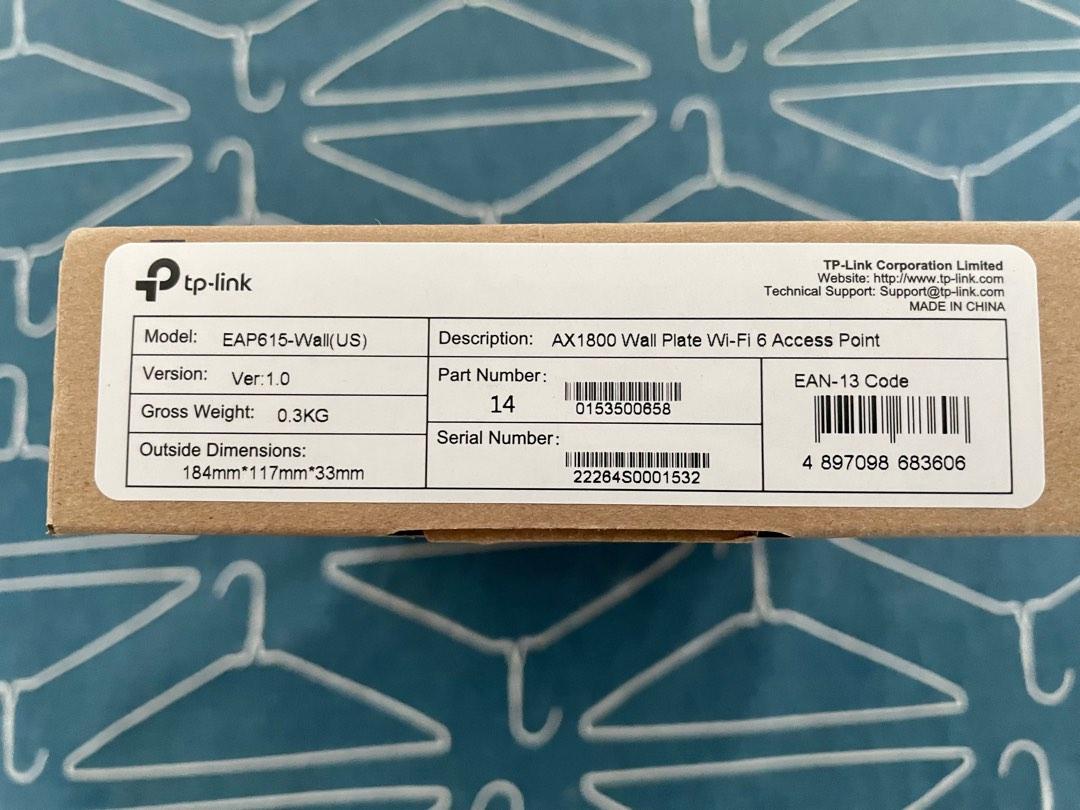 TP Link EAP-615 Wifi 6 Access Point, Computers & Tech, Parts ...