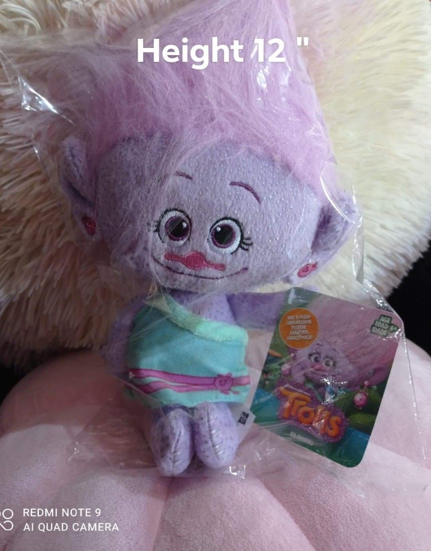 Trolls Gia Groves Hug 'N Plush Doll Dreamworks Plush Toy 12