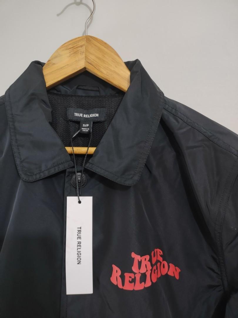 True Religion Floral Coach Jacket Men s Fashion Coats Jackets