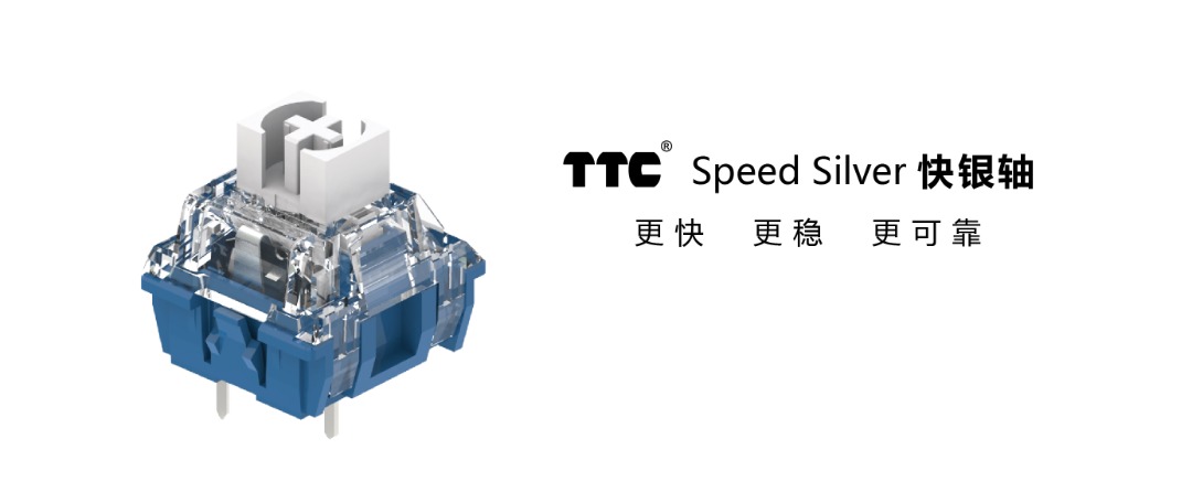 TTC Speed Silver keyswitch V2 Switches for Custom Mechanical Keyboards ...