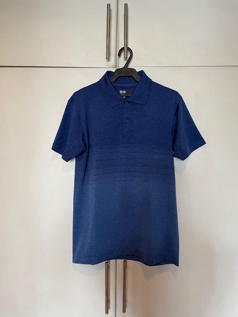 ORIGINAL UNIQLO PS  MEN DRY-EX Short Sleeve Polo Shirt (Mapping