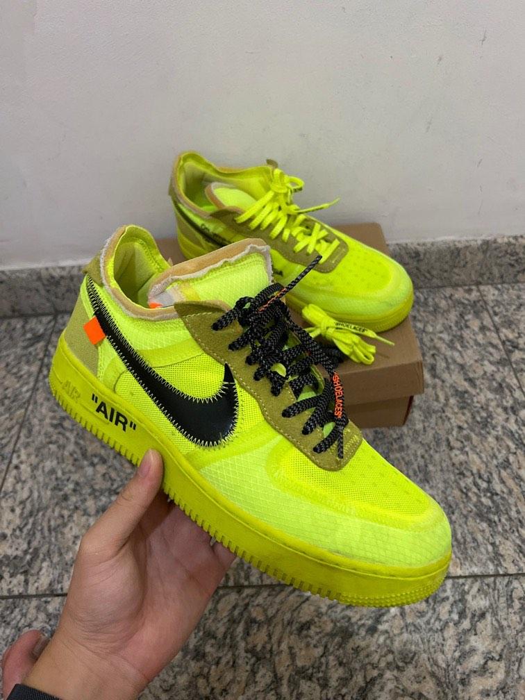 US9.5 Nike Off White Air Force 1 VOLT