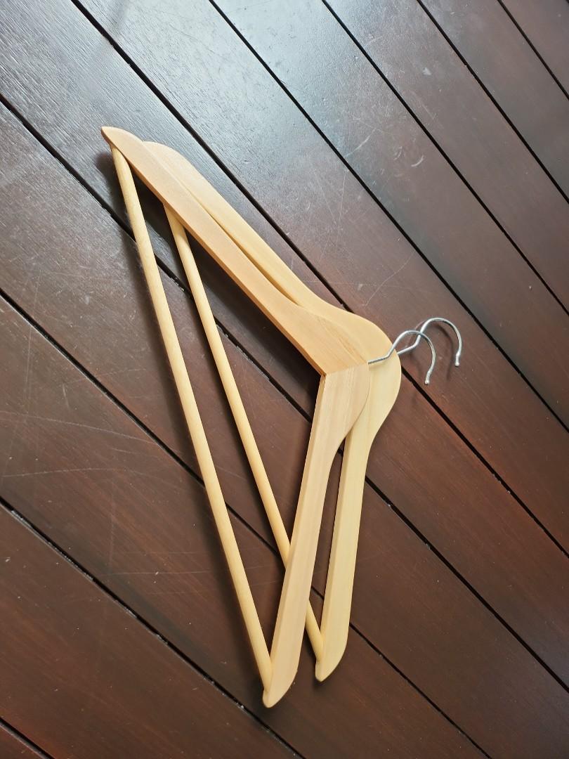 Used ikea wooden hangers for sale, Furniture & Home Living, Bedding