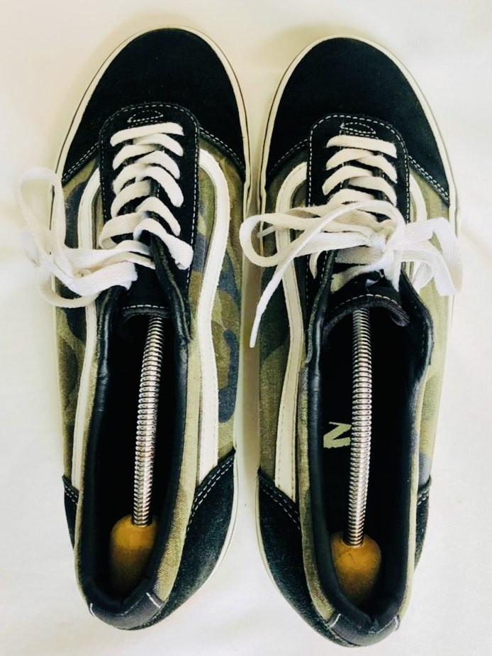 Vans old skool store camo skate shoe