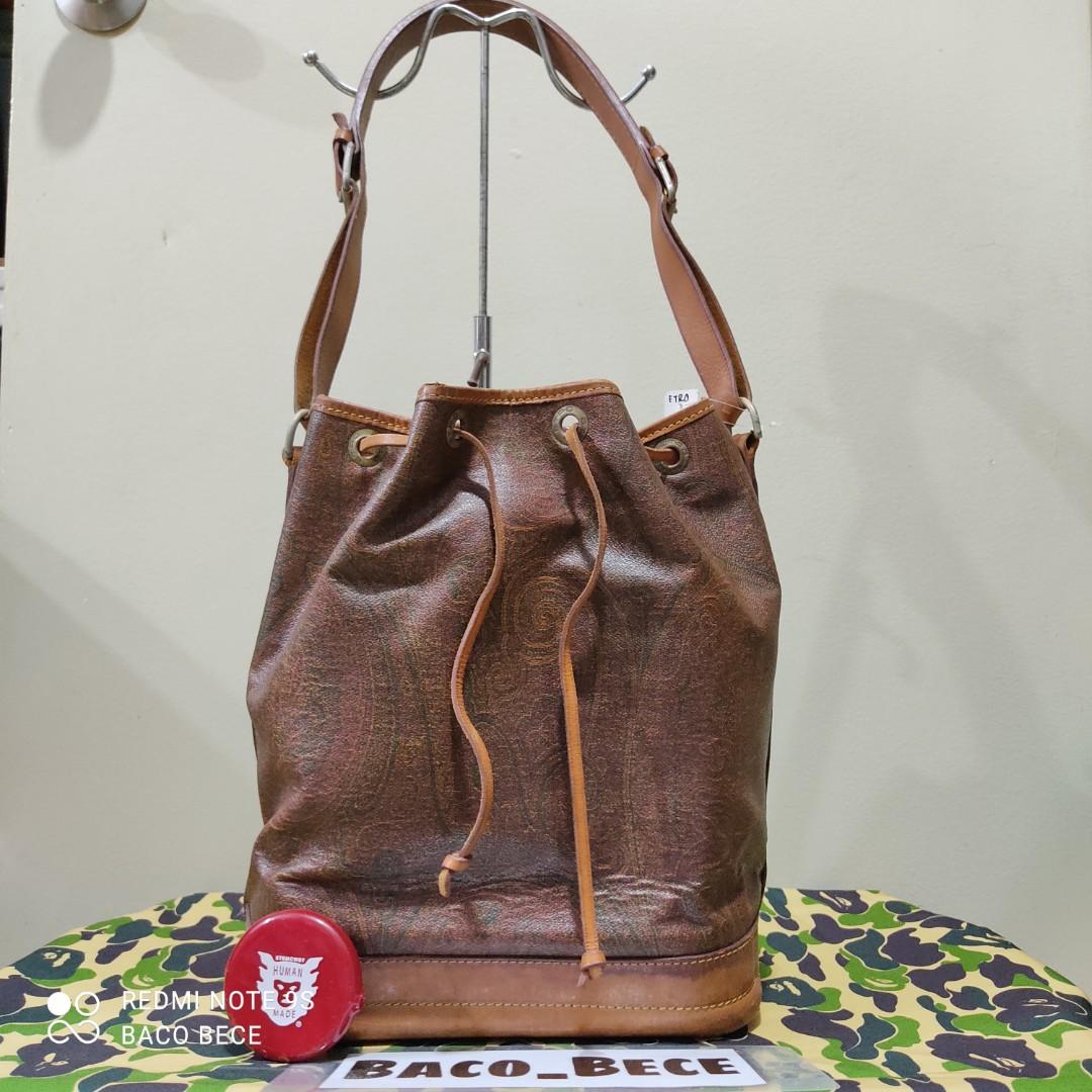 Etro Milano Womens Paisley Zippered Crossbody Handbag