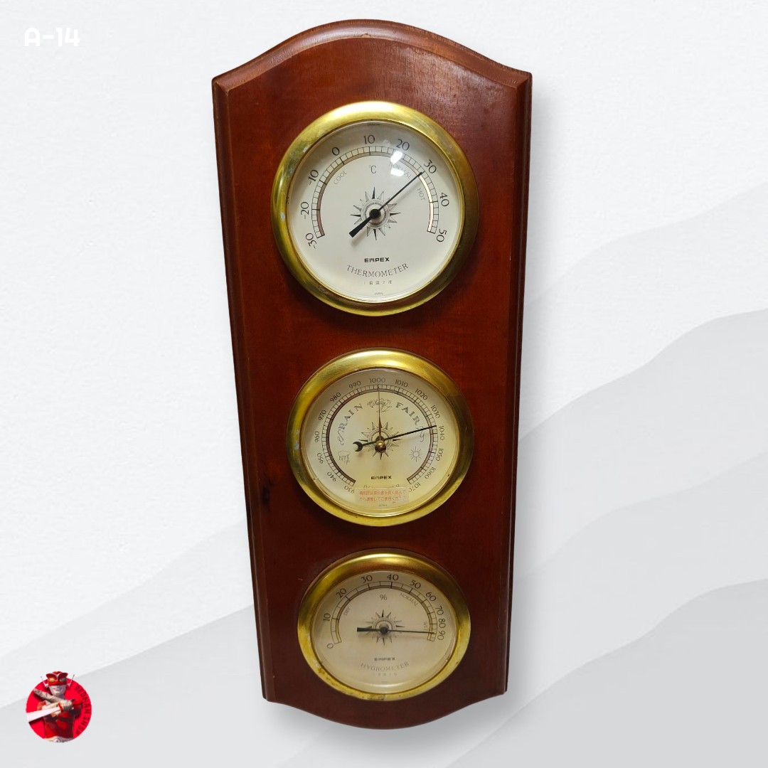 Vintage Empex Barometer Hygrometer Thermometer Wall Decor, Hobbies