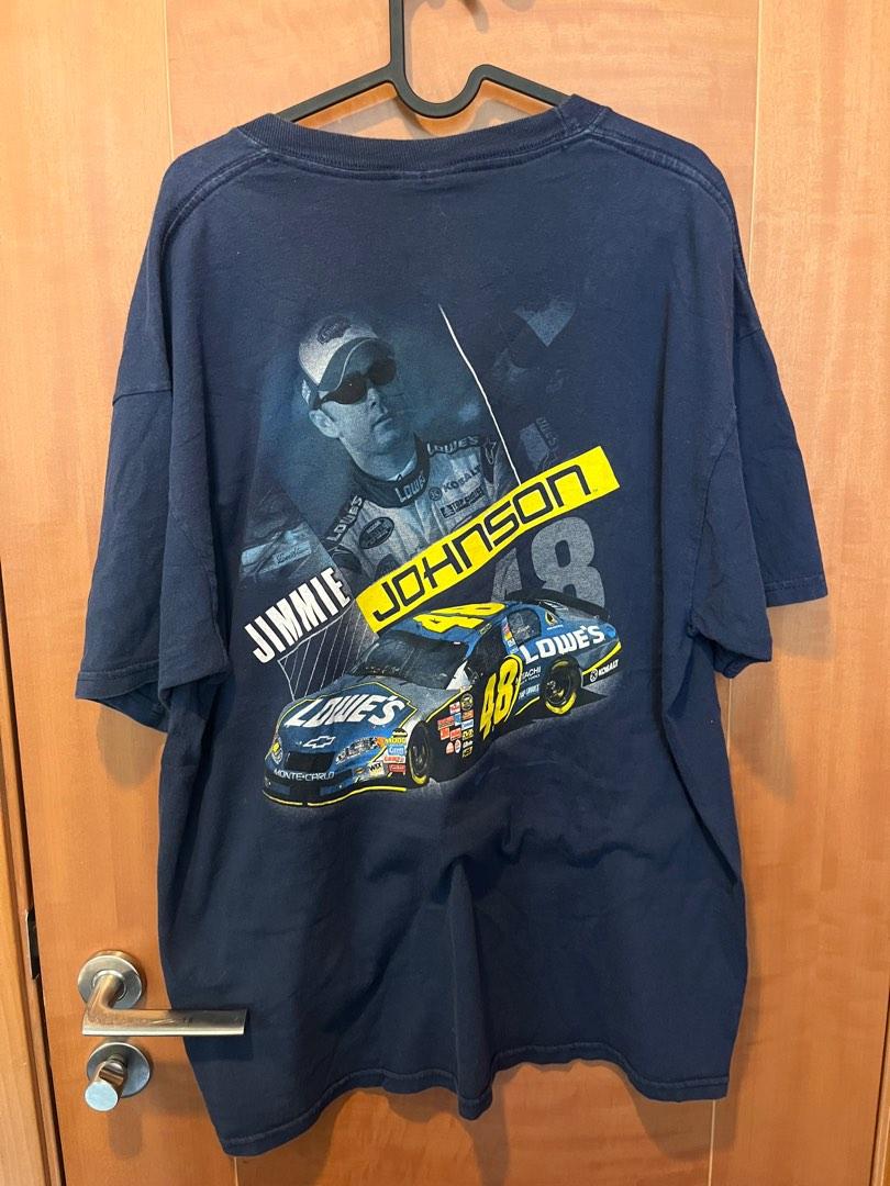 Vintage Jimmie Johnson Lowe's Racing Tee, Men's Fashion, Tops & Sets
