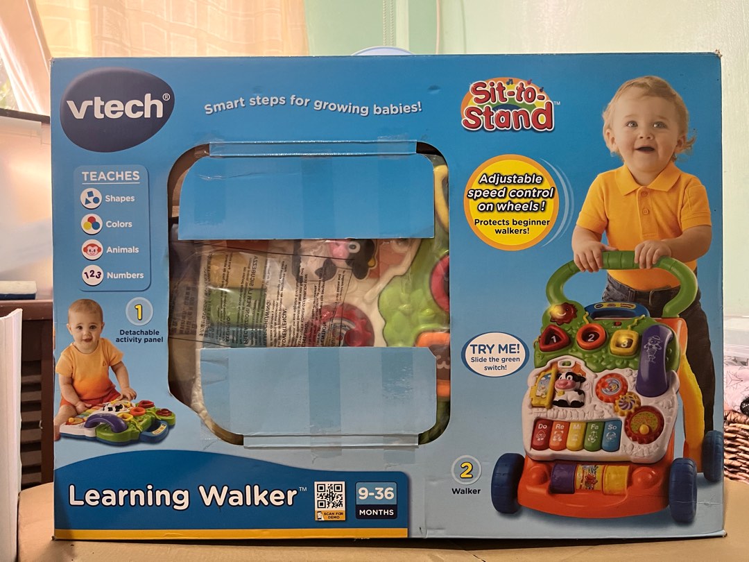 Vtech Walk Vtech Sit to Stand Learning Walker, Babies & Kids, Infant Playtime on ...
