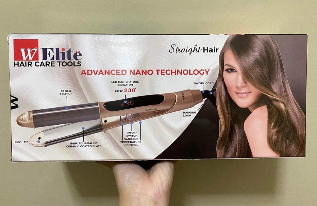W elite 2 in best sale 1 nano tourmaline hair straightener