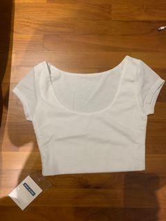 White Crop Top