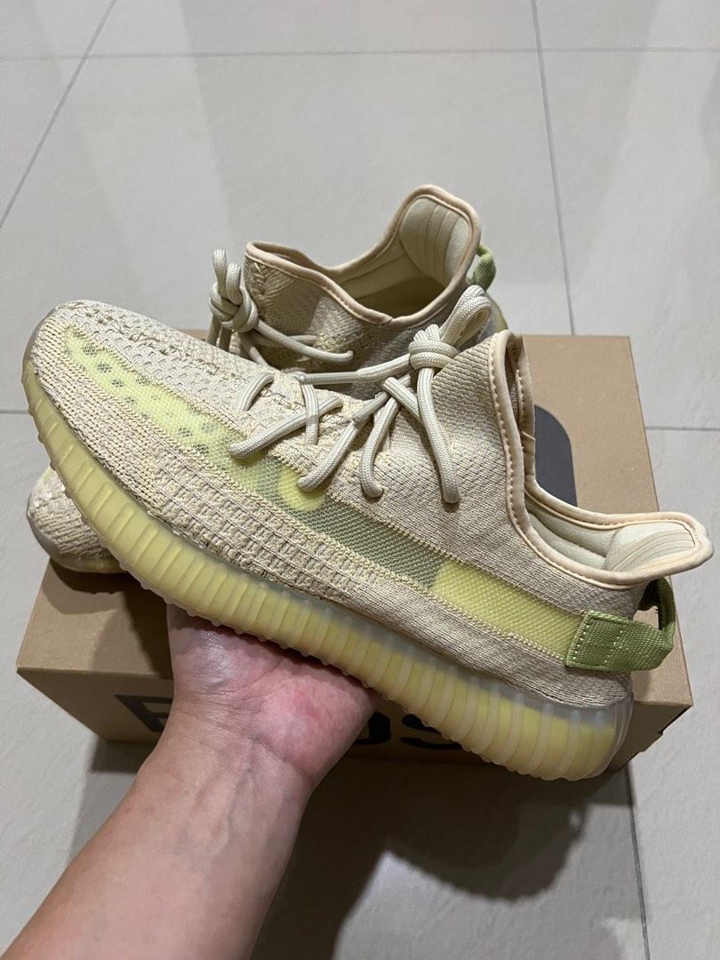 YEEZY 350 V2 Flax FX9028 Men s Fashion Footwear Sneakers on