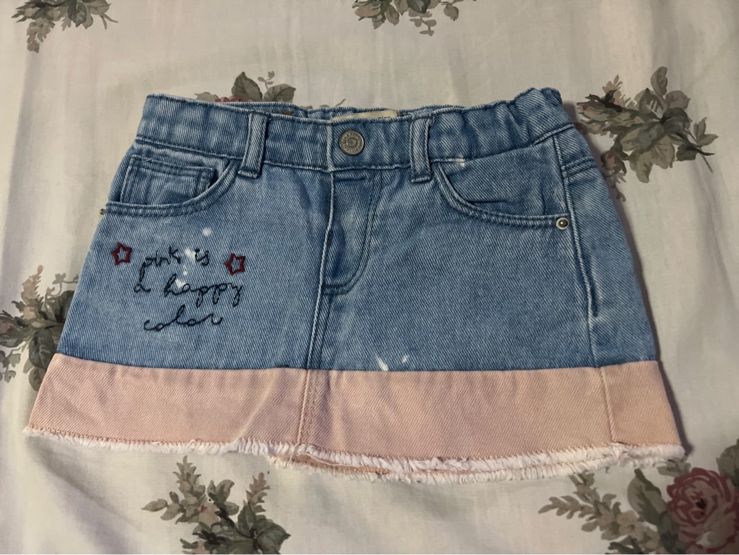 Zara new w/tags denim skirt, 8 years