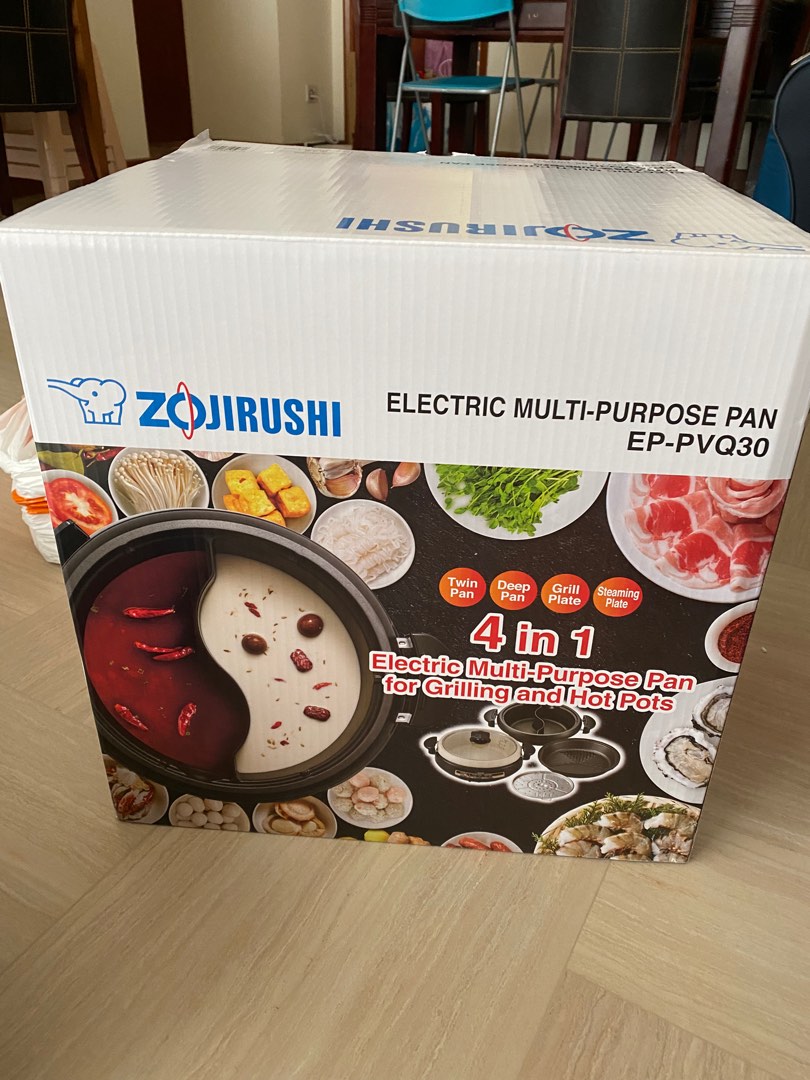 Zojirushi EPPVQ30 4 in 1 Electric Multi Purpose Pan for Grilling and