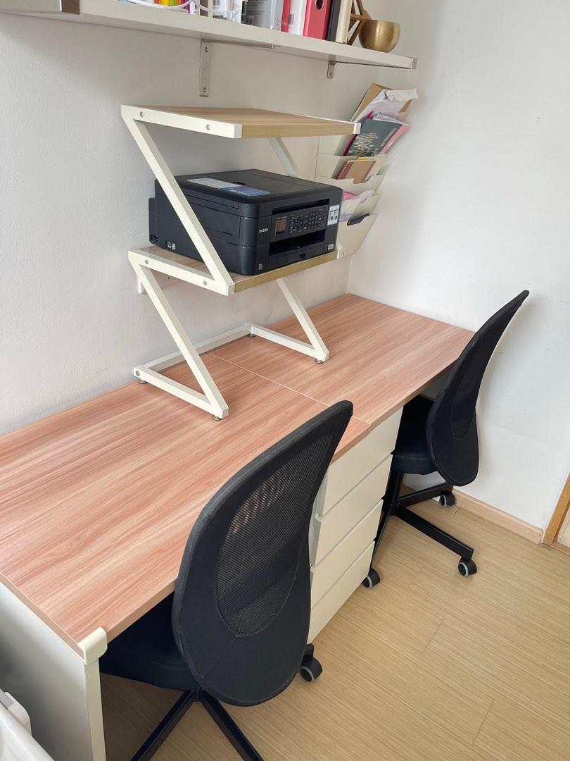 2 Pax home office desk, Furniture & Home Living, Furniture, Tables