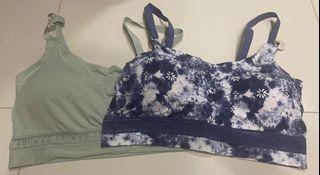 XXL sports bra lucky brand sexy lace unique prints activewear
