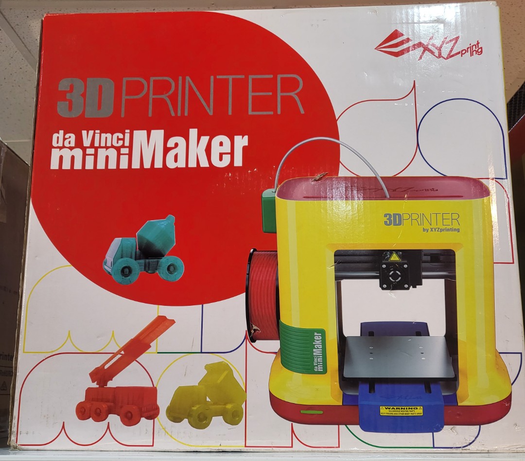 Seaside radius Reservere 3D Printer da Vinci mini Maker, Hobbies & Toys, Stationery & Craft, Art &  Prints on Carousell