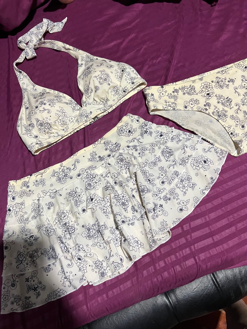 Stretch Lace 3Pc Bikini & Chaps Set *CRR x J.Valentine*
