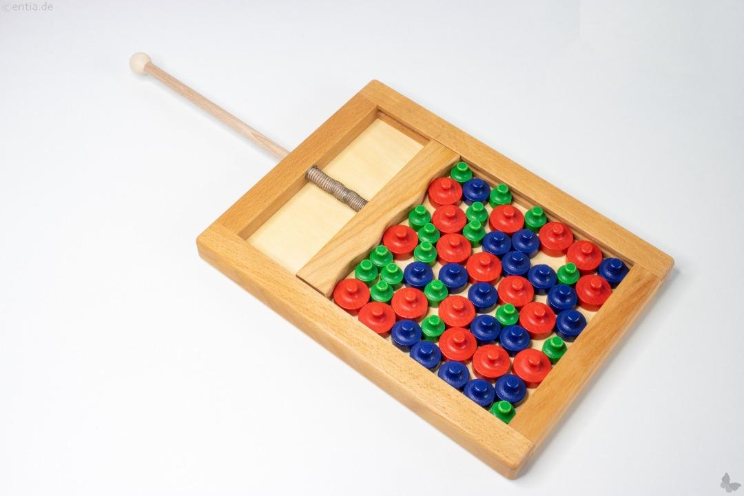 64 PC SET MIKADO RULES Bits and Pieces Wooden Land Mine Board Game